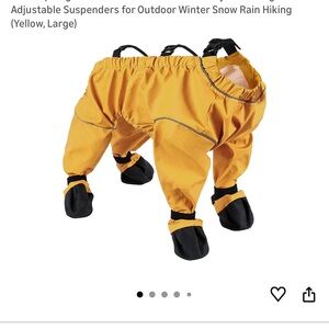 Doggy snowsuit with booties